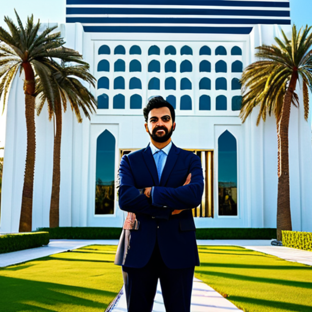 **

"A professional Arab architect, fully clothed in modest business attire, standing in front of a stunning, modern building designed with traditional Islamic geometric patterns. The building is bathed in the warm glow of the setting sun, creating intricate shadows. Lush greenery and palm trees surround the building. Perfect anatomy, correct proportions, natural pose, safe for work, appropriate content, professional, family-friendly, high quality, well-formed hands, proper finger count, natural body proportions."

**