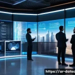 Home 20 최신 인공지능 기술을 활용한 데이터베이스 최적화 - A futuristic data center in a Middle Eastern corporate office, showcasing AI-powered database manage...