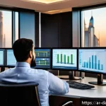 Home 19 데이터베이스 성능 분석을 위한 툴 리뷰 - A modern Middle Eastern office environment featuring a diverse team of Arab IT professionals analyzi...