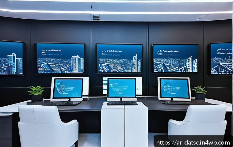 효율적인 데이터베이스 연결 관리 방법 - A modern office environment in a Middle Eastern tech company, featuring diverse Arabic professionals...